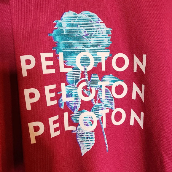 NWT peloton pink everyday oversized crewneck sweatshirt size medium. - Picture 3 of 15